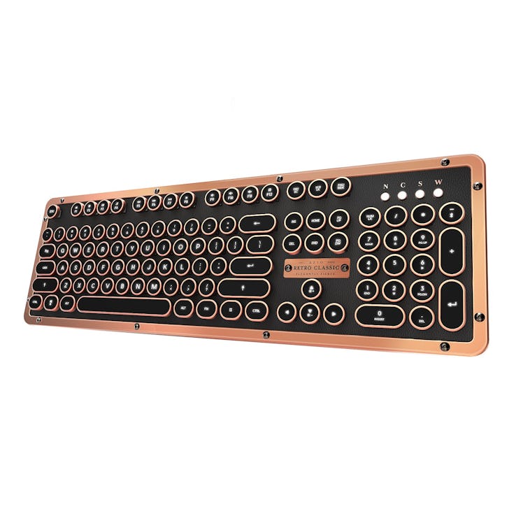 A keyboard to fuel your steampunk dreams