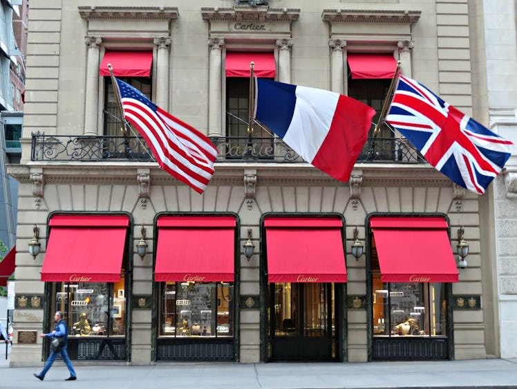 Cartier, 653 Fifth Avenue, New York City.