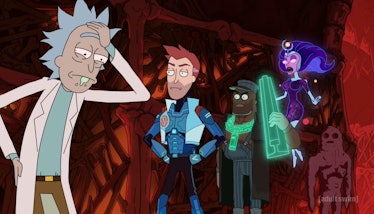 Rick nurses a hangover and grows annoyed with the Vindicators.