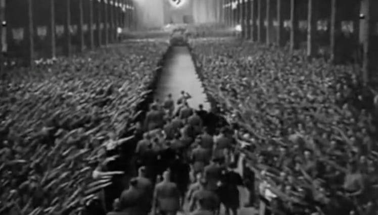 Not a deleted 'Star Wars' scene: this is a Nazi propaganda film.