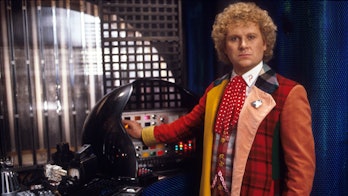Colin Baker as the 6th Doctor