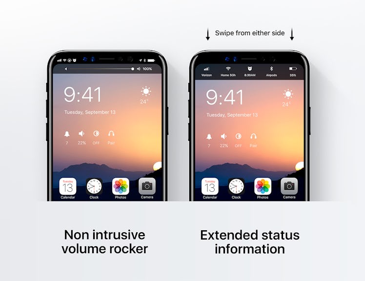 Some adjustments to the iPhone 8's design.