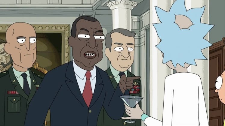 Rick and Morty pick up their last assignment from the president: Clean up the kennedy sex tunnels.