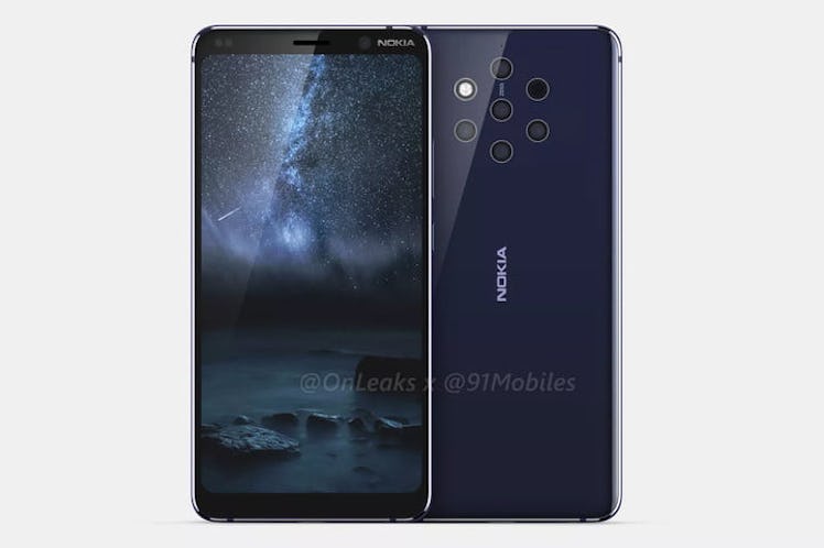 nokia 9 five cameras