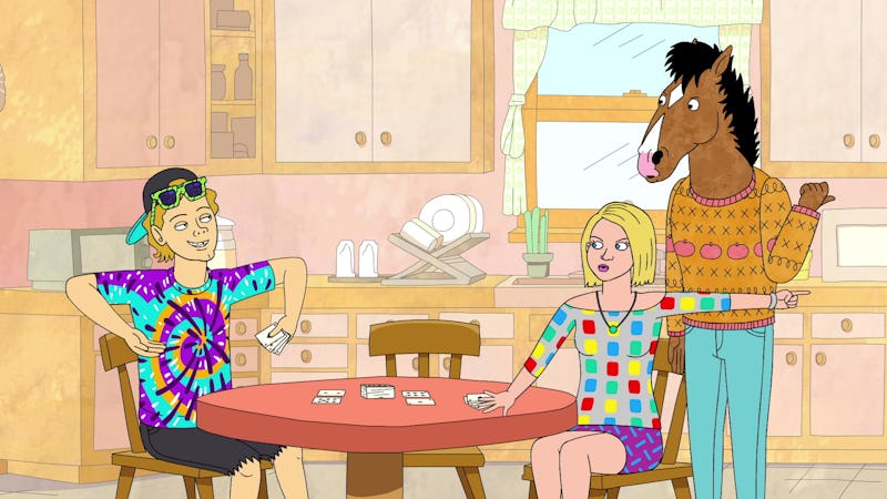 A scene from the comedy show 'Bojack Horseman'