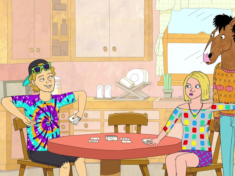 A scene from the comedy show 'Bojack Horseman'