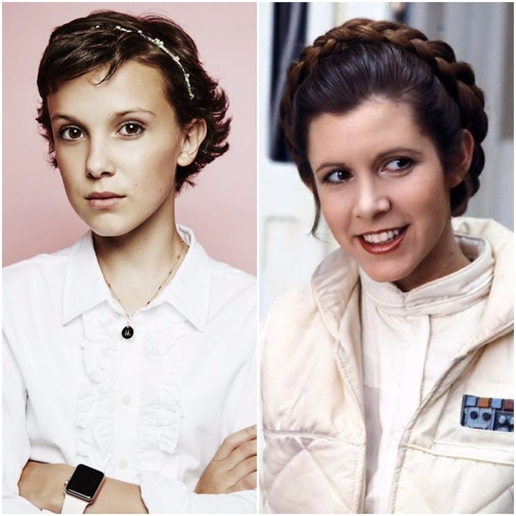 Millie Bobby Brown as Princess Leia