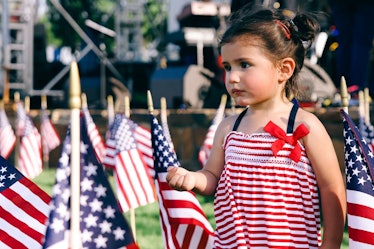 One young American at Kaboom Town. 