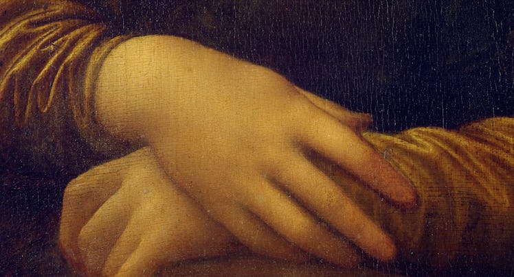 Mona Lisa hands