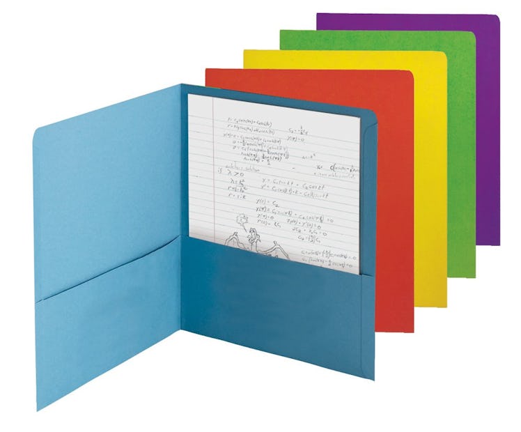 Smead Two-Pocket Heavyweight File Folders