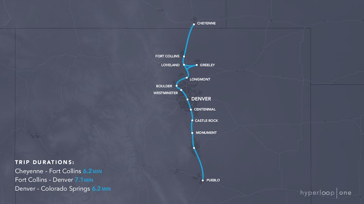 The Colorado route.