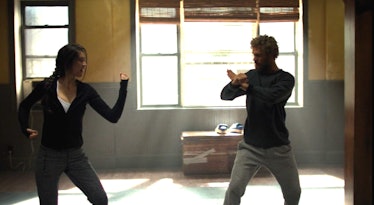 Jessica Henwick as Colleen Wing and Finn Jones as Danny Rand in 'Iron Fist