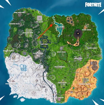 Fortnite Week 6 Discovery Hidden Banner location map