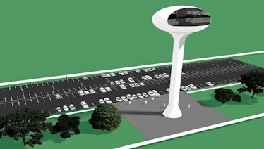 Rendering of the proposed control tower