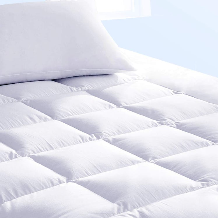 Pure Brands Mattress Topper & Mattress Pad Protector in One 