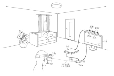 playstation wireless vr headset patent
