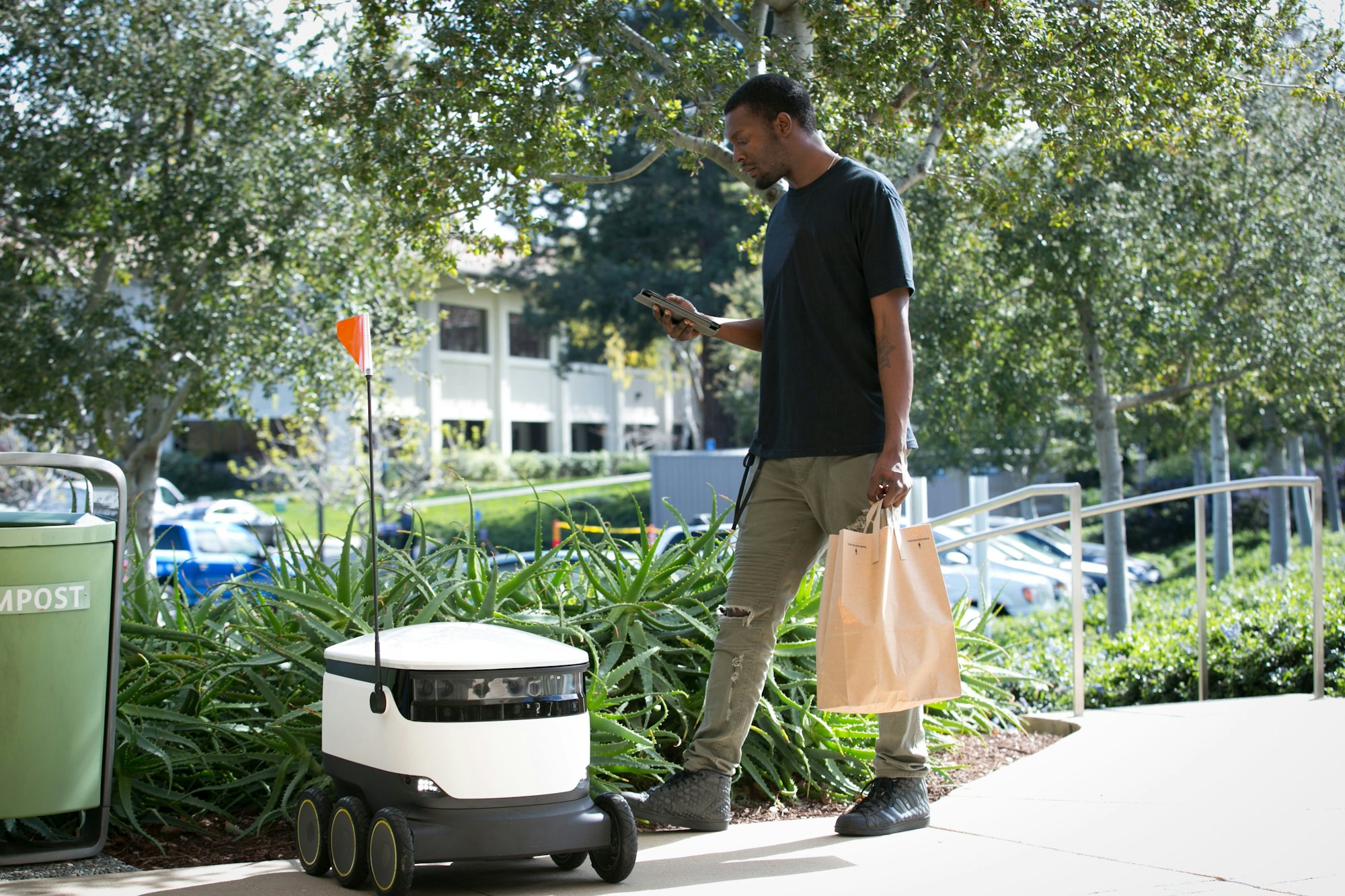 Watch These Robot Delivery Workers Who Began Making Parcel Deliveries Today