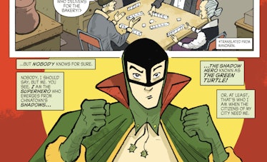 Green Turtle Shadow Hero Comics