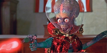 Nice planet. We'll take it! The Martians in Mars Attacks! were hell-bent on destroying the Earth