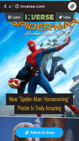 New 'Spider-Man: Homecoming' Poster Is Truly Amazing" text on the poster