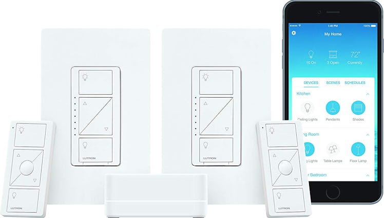 Lutron Caseta Wireless Smart Lighting Dimmer Switch Starter Kit