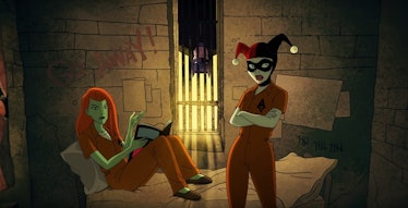 Poison Ivy (Lake Bell) and Harley Quinn (Kaley Cuoco) in 'Harley Quinn'