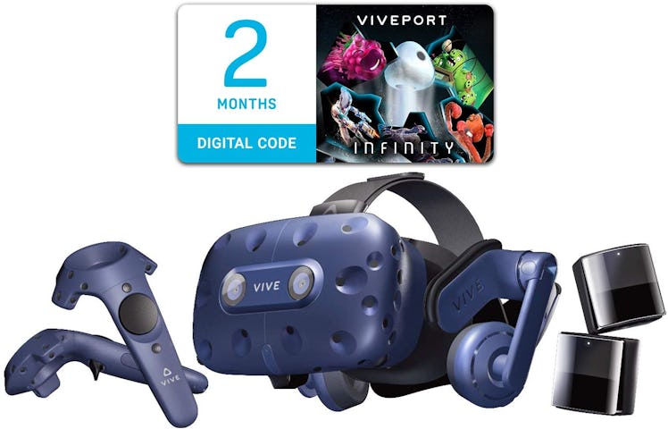 HTC Vive Pro Virtual Reality System with Steam VR 2.0 tracking and controllers