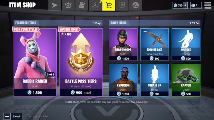 Here's what the Item Shop looks like after you buy a Premium Battle Pass in 'Fortnite: Battle Royale...