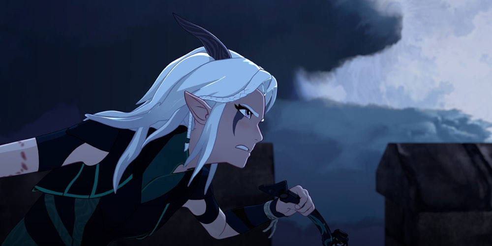 Rayla the Moonshadow Elf assassin in 'The Dragon Prince'