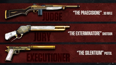 Three guns from "Mafia III"