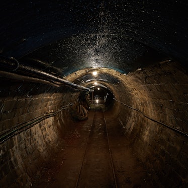 A dark sewer