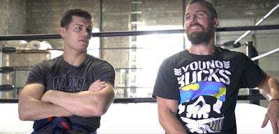 Arrow' Star Stephen Amell's Long Complicated History With Pro Wrestling