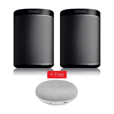 Sonos Play:1 Stereo Set + free Google Home Mini Smart speakers