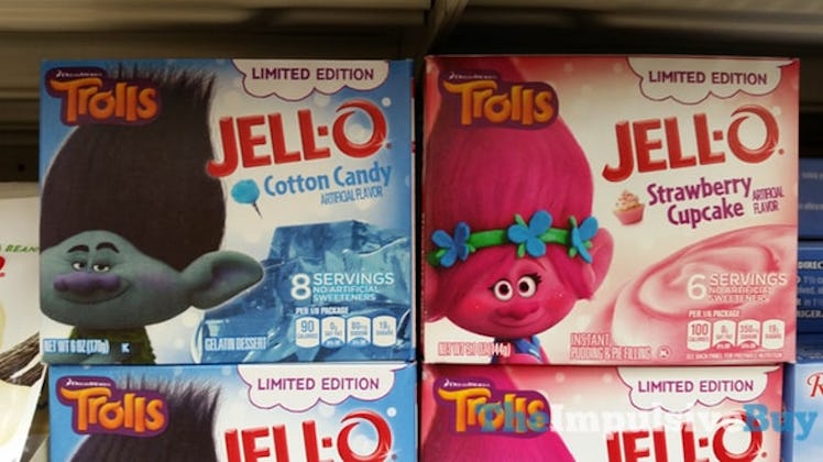 Limited Edition Jello Cotton Candy Gelatin and Strawberry Cupcake Pudding
