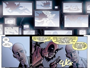 Deadpool and Professor X run-ins don't usually go well for the X-Men.