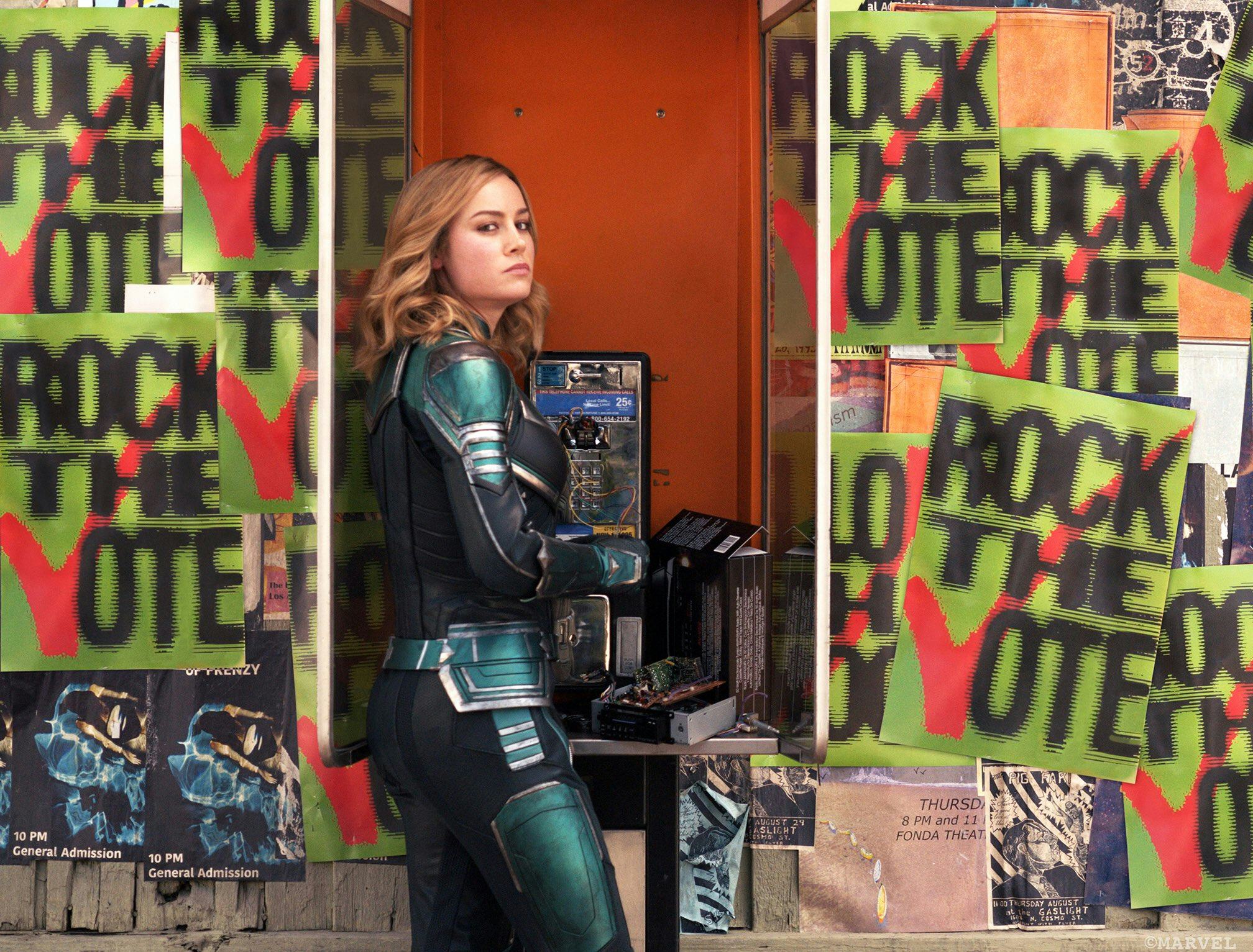 'Captain Marvel' Photo Pay Phone Number Now Goes to a Phone Sex Line