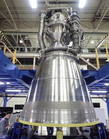 Blue Origin BE-4 rocket engine photo