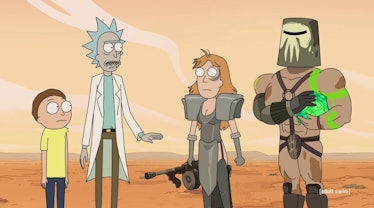 Rick, Morty, and Summer go to a 'Mad Max' universe.