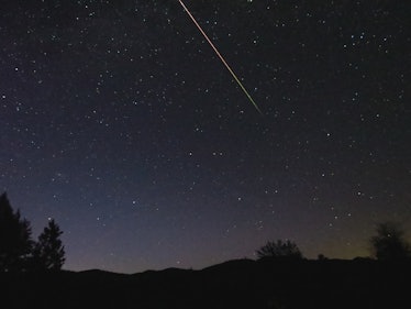 Long trails from the Eta Aquariid meteor shower