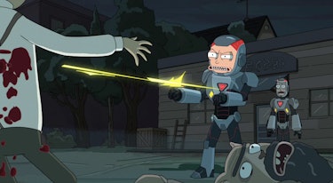 Morty gets a little too into Purging in "Look Who's Purging Now".