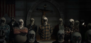 Multiple Rorschach vigilantes in HBO's 'Watchmen'