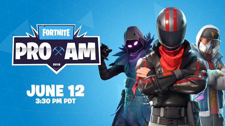 The 'Fortnite' pro-am competition at E3 will be on Tuesday.