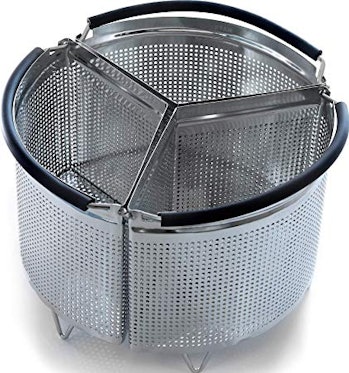 Hatrigo 3-Piece Divider Steamer Basket