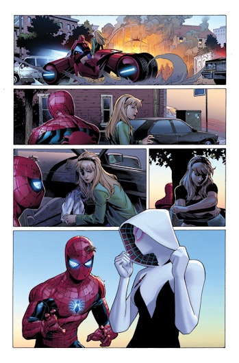 Spider-Gwen in The Amazing Spider-Man the Clone Conspiracy Marvel