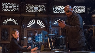 spider-man far from home maria hill and nick fury