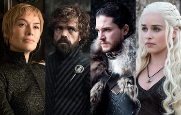 Collage of four Game of Thrones characters