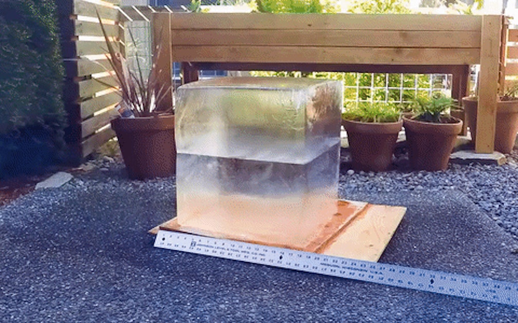 How long will it take this giant ice cube to melt in Seattle? 