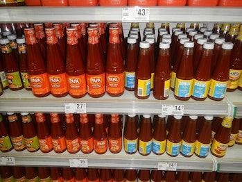 Banana ketchup in the Philippines
