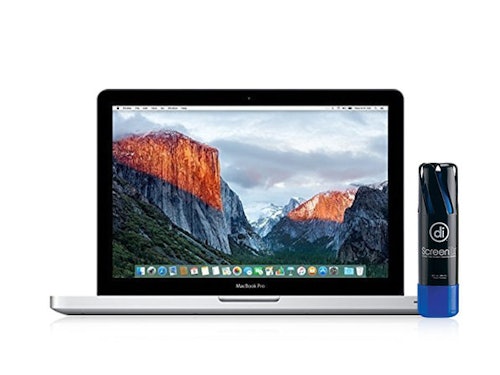 Apple MacBook Pro 13.3” 1TB Wi-Fi Silver (Certified Refurbished) + Hard Case & Cleaning Spray