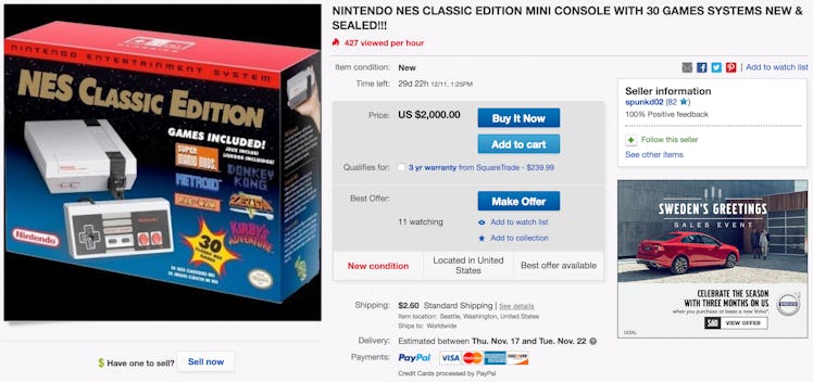 nintendo mini nes ebay